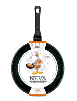 Сковорода 26см НЕВА МЕТАЛЛ ПОСУДА Neva Granite съемная ручка литой алюминий 000000000001213105