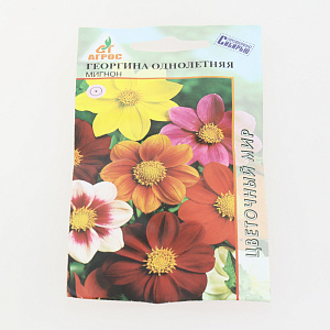Семена Георгина однолетняя Мигнон 0,5гр АГРОС Китай 000000000001001552