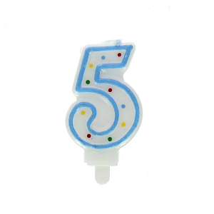 Свеча для торта цифра 5 Rio Fackelmann 000000000001128113