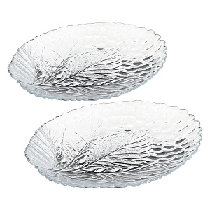 SULTANA Набор тарелок 2шт 18,8x24см PASABAHCE стекло 000000000001003553