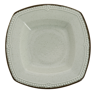 Тарелка суповая 22см DE'NASTIA DONNA зеленый фарфор 000000000001209937