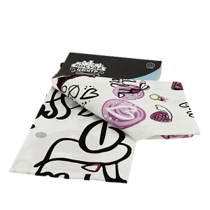 Набор полотенец 2шт рогожка ПОСУДА ЦЕНТР 35x61см Париж 100%Хлопок PC02347 000000000001200501