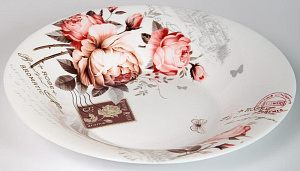 Тарелка суповая 22см OLAFF ЖОЗЕФИНА опал 000000000001207543