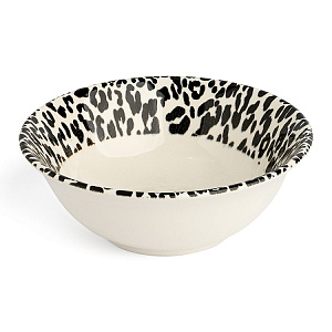 Салатник 15см/300мл LUCKY Лео белый/черный керамика 000000000001220246