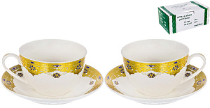 Набор чайный 4 шт фарфор2чашки240мл/2блюдца подарочная упаковка Эстелла Balsford 123-16008 000000000001197865