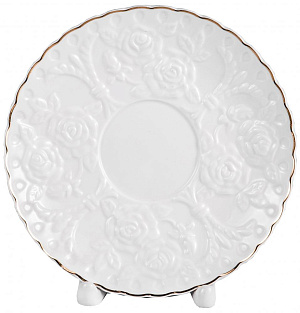 Набор чайный 12 предметов (чашка 220мл-6шт/блюдце-6шт) BALSFORD ГРАЦИЯ рельеф подарочная упаковка фарфор 000000000001209925