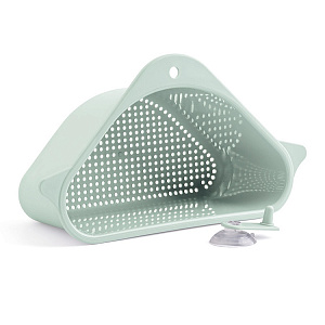 Органайзер кухонный/органайзер на раковину 25,5х14х10см DE'NASTIA угловой с присоской мятный пластик 000000000001212529