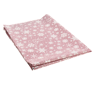 Плёнка упаковочная голография 70х100см С Новым годом! Розовая 000000000001208809