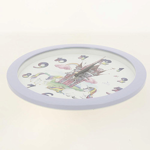 Часы настенные П1-13/7-314 Замок с единорогами 000000000001164264