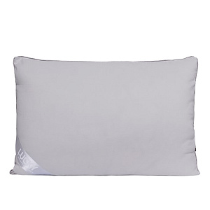 Подушка 48x70см LUCKY серый с серым кантом искусственный Лебяжий пух полиэстер 000000000001210036