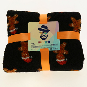 Плед160*130,ПЭ 100% печенькаR020225 000000000001176127