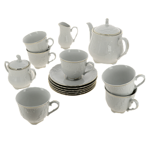 ОТВОДКА ЗОЛОТО Чайный сервиз 15пр R 000000000001128759