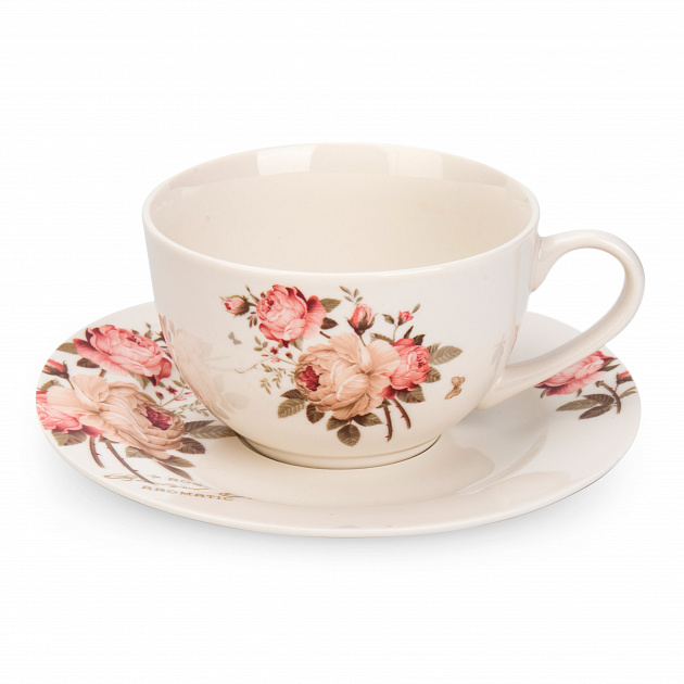 Блюдце 15см ROSE фарфор DGY30-503-4RZ 000000000001221255