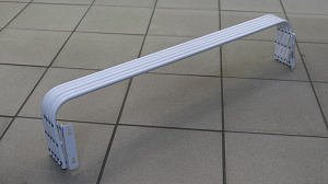 Сушилка для белья 4,5м 90х45х18,5см НИКА настенная белая металл 000000000001205081