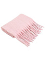 Шарф 40х200см теплый розовый полиэстер 000000000001229233