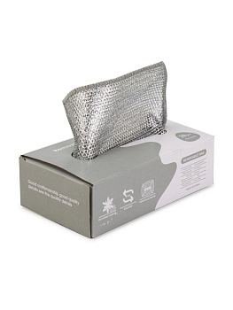 Тряпка мультифункциональная для кухни 20х20см 20шт серебро хлопок/полиэстер 000000000001229817