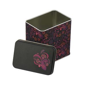 Банка для сыпучих продуктов 600мл НОВЫЙ АРГУМЕНТ Бута лиловая жестяная 000000000001102866