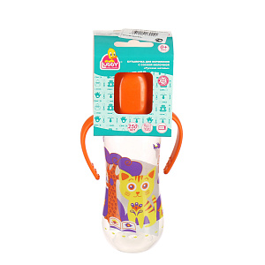 Бутылочка с соской от 0 месяцев Русские мотивы Lubby, 240-250мл 000000000001135396