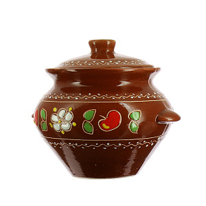 Горшок для запекания Вишенка, 0.8л, керамика 000000000001113735