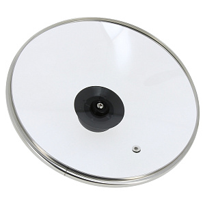 Крышка 22см TIMA металлический обод низкая стекло 000000000001121553