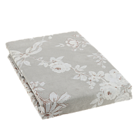 Комплект постельного белья 2-спальный FORA серый цветочный принт полиэстер 000000000001188828
