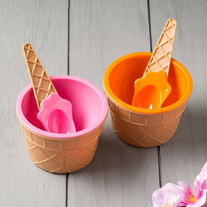 Подарочный набор LoveLife "Summer" (плед 150х130см розовый + формочки для мороженного) 4785069 000000000001200183