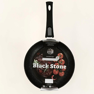 Сковорода 24см CRISTELLE Black stone кованый алюминий Cr2375 000000000001205266