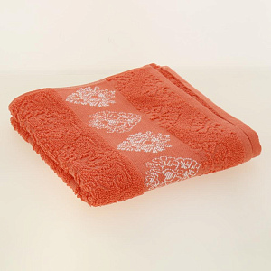 Полотенце махровое Privilea 50*90,100%хл.пл480г/м,10С13 Барокко/коралл.Беларусь 000000000001188868