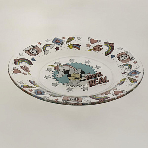 МИННИ И ЕДИНОРОГ Набор для завтрака 3 предмета ОСЗ стекло 000000000001205458