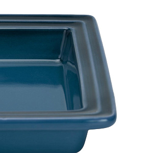 Набор сахарница 280мл/молочник 250мл MATISSA с подставкой синий керамика 000000000001224552