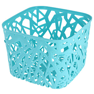 Корзина для мелочей, 20х20х14 см, пластик 000000000001173276