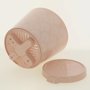 Горшок для цветов Easy Grow D 120 с прикорневым поливом 0,75 л Розовый сад ING47012РС 000000000001191659