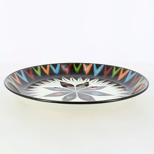 Блюдо (ляган) 38см ROSHIDON CERAMIK рисунок атлас керамика 000000000001211145