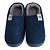 Туфли домашние-тапки р.40-41 LUCKY с пяткой темно-синий вельвет полиэстер 000000000001214566