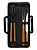 Набор для барбекю 3 предмета (вилка+нож+щипцы) DE'NASTIA в тканевом чехле коричневый нержавеющая сталь 000000000001218765
