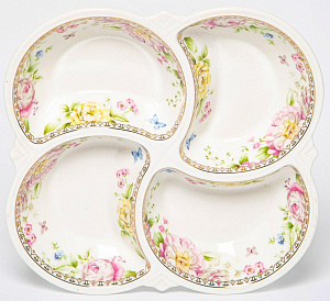 Менажница 4-х секционная 210мм BALSFORD МЭРИДИТ подарочная упаковка фарфор 000000000001206169