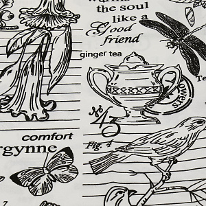 Фартук 60х70 рогожка.100%хлопок"Версаль белый"587254 000000000001188752