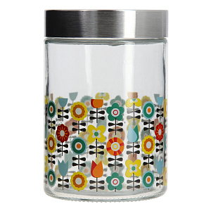 Банка Цветы, 1100мл 000000000001169886