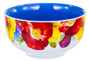 Набор салатников 4шт 560мл ХРИЗАНТЕМА металлический стенд керамика 000000000001178507