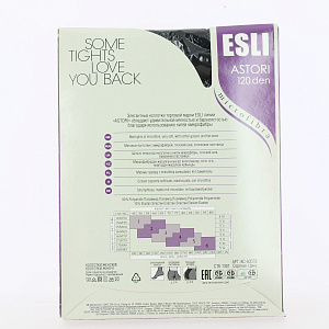 Колготки жен ESLI  ASTORI 120 ДЕН р3NERO 000000000001164601