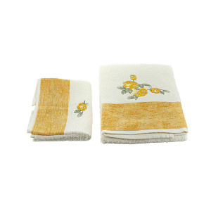 Набор полотенец Джойа-АТ Almatex, 40x60 см, 60x110 см, 2 шт. 000000000001123538