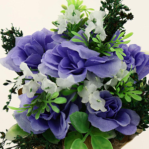 цветок искусственный "Дикая роза"  13смR010457 000000000001189321