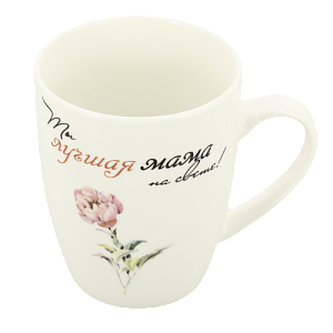 Кружка 320мл MILVIS Лучшая мама на свете фарфор 000000000001208582