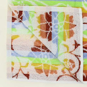 Полотенце махровое Privilea,50*90,100% хл,арт.9С58 Полянка,радужный.Произ-во Беларусь. 000000000001184451