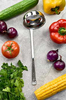 Ложка разливательная малая ПОСУДА ЦЕНТР нержавеющая сталь 000000000001191589