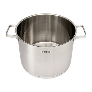 Кастрюля 11,5л DE'NASTIA с крышкой стальная фурнитура серый нержавеющая сталь 000000000001221911