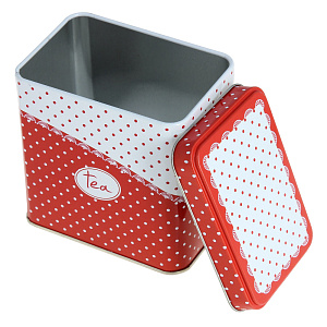 Жестяная банка для хранения сыпучих продуктов Горошек, 0.6л 000000000001157124