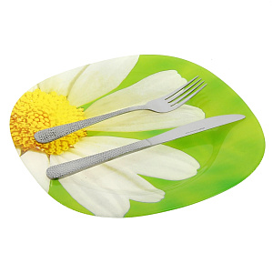 Плоская тарелка Carina Paquerette Green Luminarc 000000000001005313