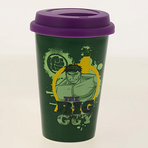 Стакан 400мл подарочная упаковка Супергерои керамика Коралл CCMS 000000000001197442