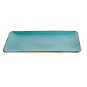 Блюдо прямоугольное 30см TULU PORSELEN Reactive Turquoise фарфор 000000000001216245